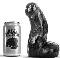 ALL BLACK - Juodas realistiškas dildo 17 cm