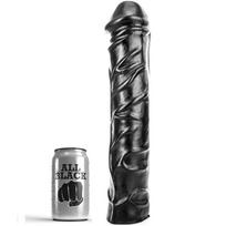 ALL BLACK - Didysis minkštas fisting dildo 32 cm