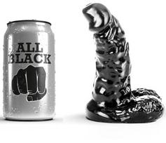 ALL BLACK - Realistiškas dildo 13 cm