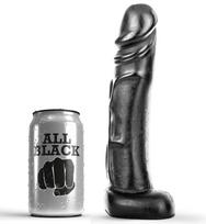 ALL BLACK - Tikroviškas dildo 22 cm