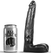 ALL BLACK - Realistiškas dildo 21 cm