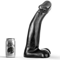 ALL BLACK - Realistiškas juodas dildo 29 cm
