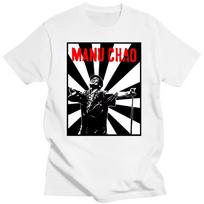 Manu Chao T shirt manu chao mano negra music rock and roll reggae france S balta