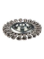 Metalinis šepetys 125mm x M14, nerūdijanti viela