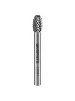 Metalo freza HM, type E (oval), 8 x 13 mm, shank 6 x 45 mm