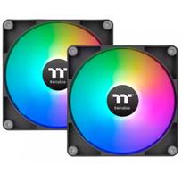 Thermaltake CT120 Reverse ARGB 120mm Case Fan CL-F173-PL12SW-A Black 2pcs