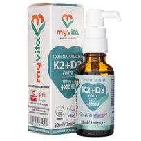 MyVita Natūralus vitaminas K2 + D3 - 30 ml