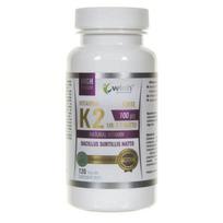 Wish Vitaminas K2 MK-7 iš Natto 100 mcg - 120 tablečių