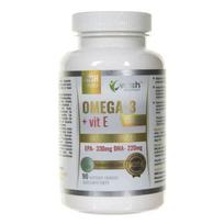 Wish Omega-3 1000 mg vitaminas E - 90 kapsulių