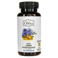 Olvita Linų sėmenų aliejus - 60 kapsulių