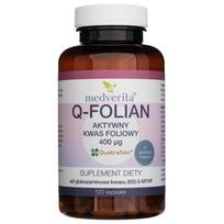 Medverita Q-Folate Aktyvioji folio rūgštis 400 mcg - 120 kapsulių