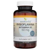 Medverita Riboflavinas (Vitaminas B2) 50 mg - 180 kapsulių