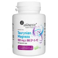 Aliness Magnio tauratas 100 mg su B6 (P-5-P) - 100 kapsulių