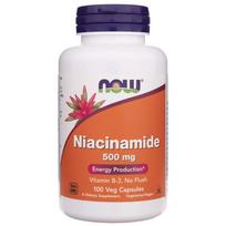 Now Foods Niacinamide 500 mg - 100 Veg kapsulių