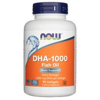 Now Foods DHA-1000 Smegenų parama, Ypatingo stiprumo - 90 minkštųjų gelių
