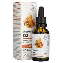 Aura Herbals Vitaminas D3 FORTE, MCT, lašai 2000 TV - 30 ml