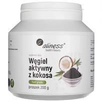 Aliness Kokosų aktyvuotos medžio anglies milteliai - 200 g