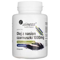 Aliness Juodųjų kmynų sėklų aliejus 2% 1000 mg – 60 kapsulių