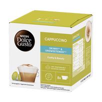 NESCAFE kavos kapsulės DOLCE GUSTO SKINNY CAPPUCCINO, 16 kapsulių, 145.6g