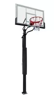 Įbetonuojamas krepšinio stovas Bilaro Fortus 136x80cm, 8mm grūdintas stiklas