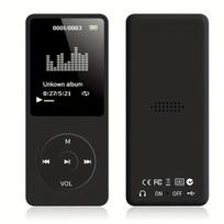 MP3 grotuvas Nešiojamas 64GB MP3 grotuvas su radiju