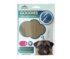 4DOG goodies dantų priežiūros kramtomos lazdelės šunims su gliukozaminu, 80 g