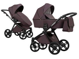 Universalus vežimėlis Lonex Emotion EKO XTE03 3in1, Purple