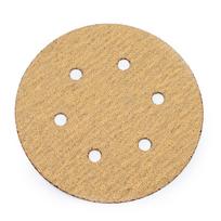 Šlifavimo popierius diskas Velcro, 6 skyles P40 150MM 50 vnt