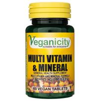 Veganicity Multi Vitamin & Mineral - 60 tablečių