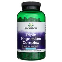 Swanson Trigubas magnio kompleksas 400 mg - 300 kapsulių