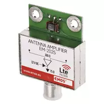 Antenos stiprintuvas VHF/UHF, stiprinimas 25dB, F jungtis, IP45