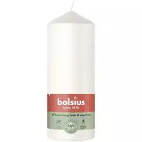 Cilindrinė žvakė BOLSIUS, baltos sp., 5,8 x 15 cm