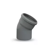 Vidaus kanalizacijos alkūnė , Ø 110 mm, 30°
