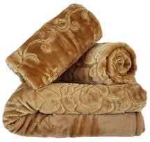 Sofos ir fotelių užvalkalų rinkinys KTF-12, medaus, 160 x 210 cm 1 vnt, 70 x 160 cm 2 vnt