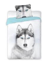 Vaikiškas patalynės komplektas 3 D Wild Husky, 2 dalių