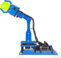 "Adeept" 5-DOF roboto žaislas, 5 ašių ranka, suderinama su "Arduino IDE" programuojama, "pasidaryk pats" kodavimas, "Stem" rinkiniai su OLED ekranu, kodas ir PDF, robotai suaugusiesiems, vaikams, dovanos, mėlyna