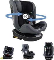"Mobiclinic®", vaikiška automobilinė kėdutė, pasukama 360º kampu, "I-Size" kontrolė, viršutinis tvirtinimo diržas, 0/1/2/3 grupė, maks. 36 kg, automobilinė kėdutė, Pandafix, 0-12 metų, 5 taškų diržas, reguliuojama, 3 padėtys (juoda)