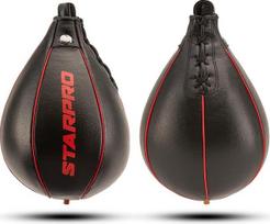 "Starpro Speedball" - aukštos kokybės "Teardrop Punch Bag" iš aukščiausios kokybės sintetinės odos, skirtas bokso, Muay Thai, MMA treniruotėms, tiksliems smūgiams ir rankos bei akių koordinacijai