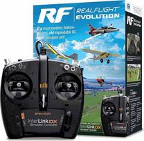 REALFLIGHT Evolution RC skrydžio simuliatorius su "Interlink DX" valdikliu