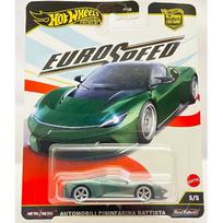 Hot Wheels Premium Car Culture Euro Speed Modeliukas Automobili Pininfarina Battista Green (yra Sandėlyje)