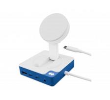 Hyper HyperDrive Flex MagCharge USB-C Hub, White/Blue | HD8100BUGL | HDMI ports quantity 1