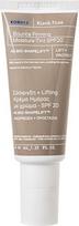KORRES BLACK PINE 4D BioShapeLift stangrinamasis drėkinamasis kremas, su SPF20, lengvo atspalvio, švytinčiai veido odai, veganiškas, 40 ml