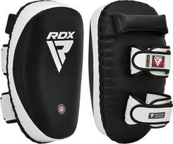 RDX Tailando kikbokso pagalvėlės Muay Thai su tvirta rankena, Maya Hide odos išlenktas smūgių skydas boksui MMA kovos menams Taekwondo, mokymo kovos sportas Keliai alkūnės smūgiai smūgiai