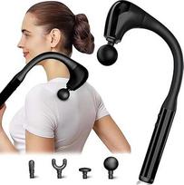 Zooma Massage Gun, Massager Neck Shoulder, Massager Back, Muscle Percussion Massager Electric, Hand Massager for Home, 4 Heads Massage Gun for Whole Body