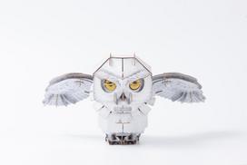 MAKEBUG 3D popierinė delionė Baltoji pelėda, MB-B-00