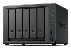NAS Synology DS1525+, Tower, 5x 2.5"/3.5" SATA + 2x M.2 2280 NVMe SSD, AMD Ryzen V1500B, 8GB DDR4 (max.32GB), 2x 2.5GbE RJ-45,