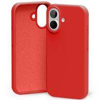 Mercury Silicone case for iPhone 17, red