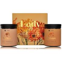 HiSkin Set Lady Orange rinkinys (sojų žvakė 200 ml. + kūno balzamas 200 ml.) - 1 vnt.