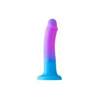 20 cm Realistinis Dildo iš Skysto Silikono su Stipria Siurbtuko Pagrindu