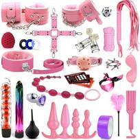 33 Dalių BDSM Rinkinys Poraoms – Įvairiapusė Žaidimų ir Sensorinė Patirtis